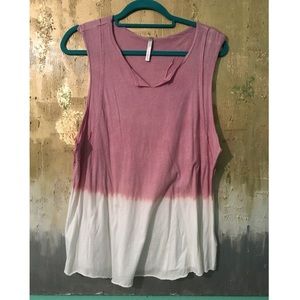 Comfy Loose Pink Tank by Nona B